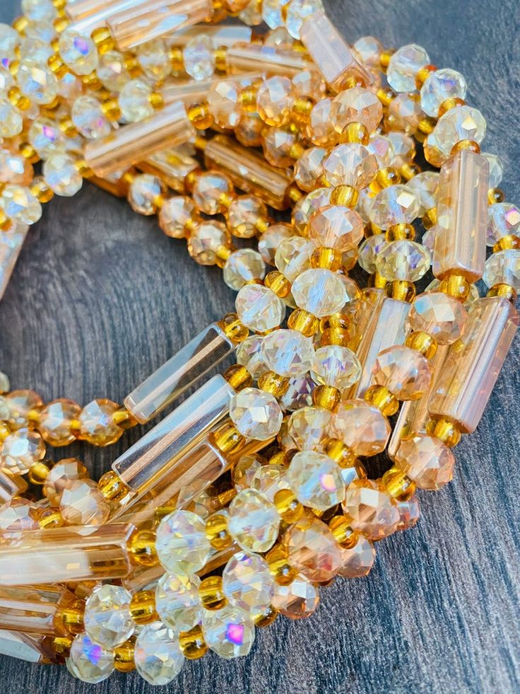 Authentic Crystal Waist Beads - Large