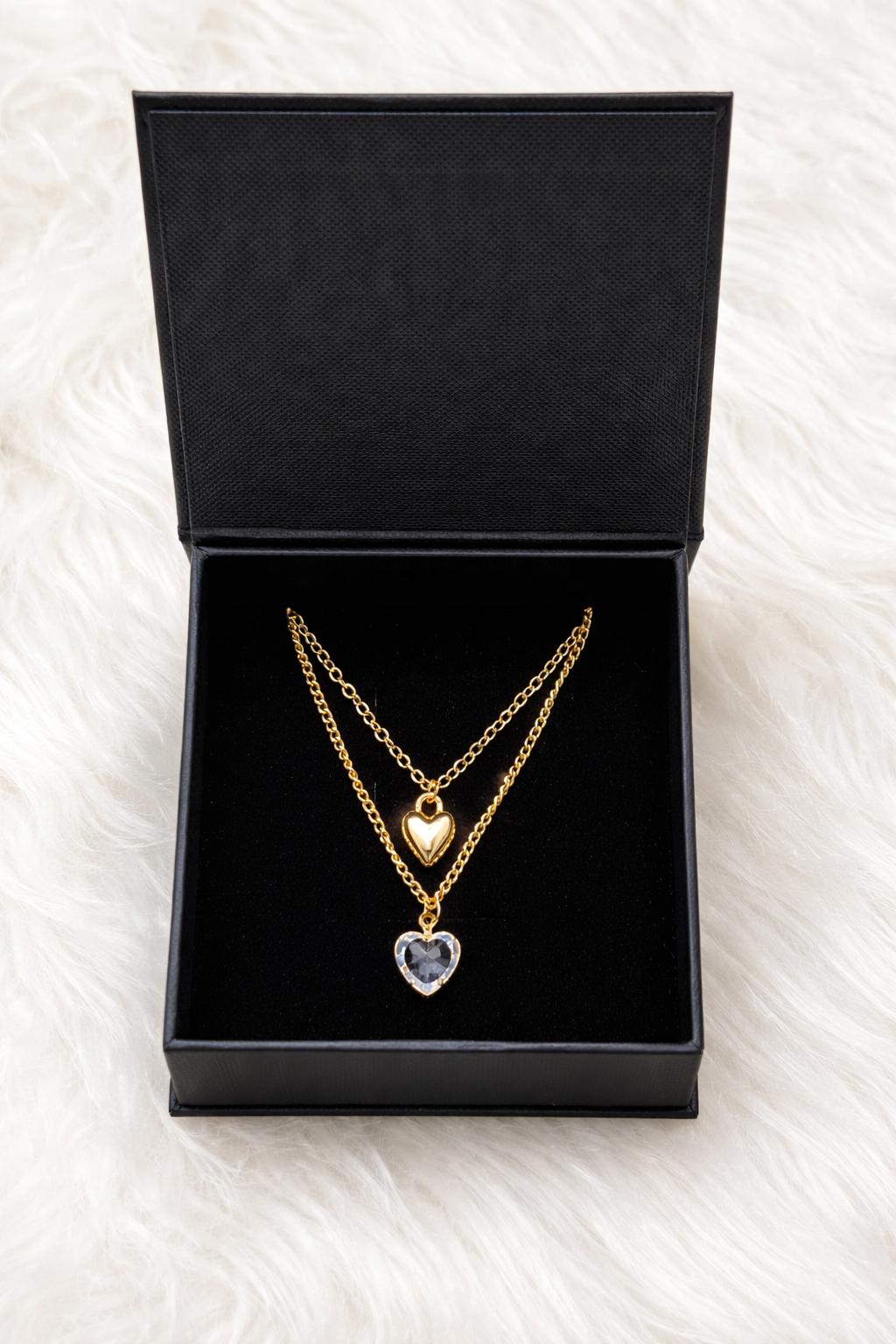 Beauty And Love Necklace - Gold